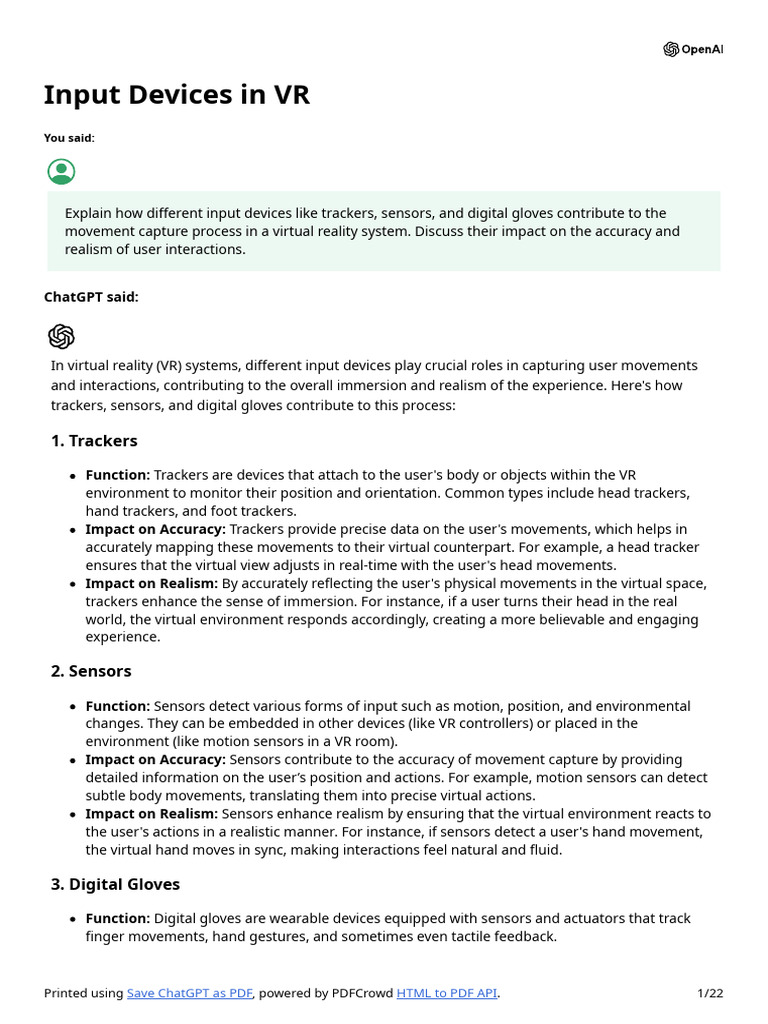 ch3 | PDF | Virtual Reality | Simulation
