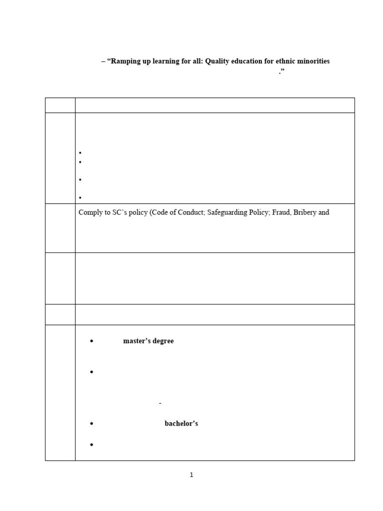 Jun 19 Appendix 2 Criteria | PDF | Methodology | Evaluation