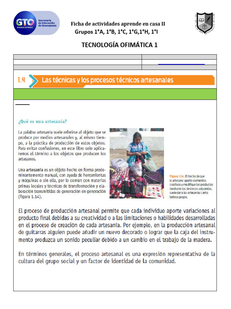 Actividades de Ofimática para Secundaria | PDF