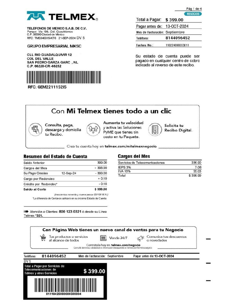 TELMEX | PDF