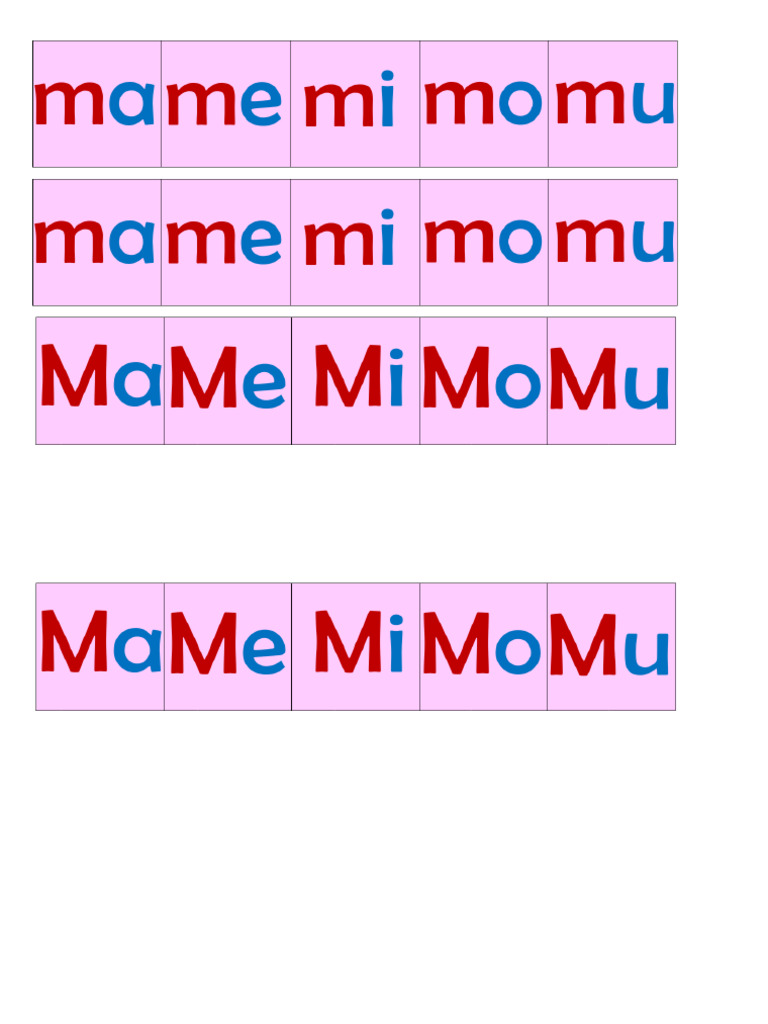 Ma Me Mi Mo Mu | PDF