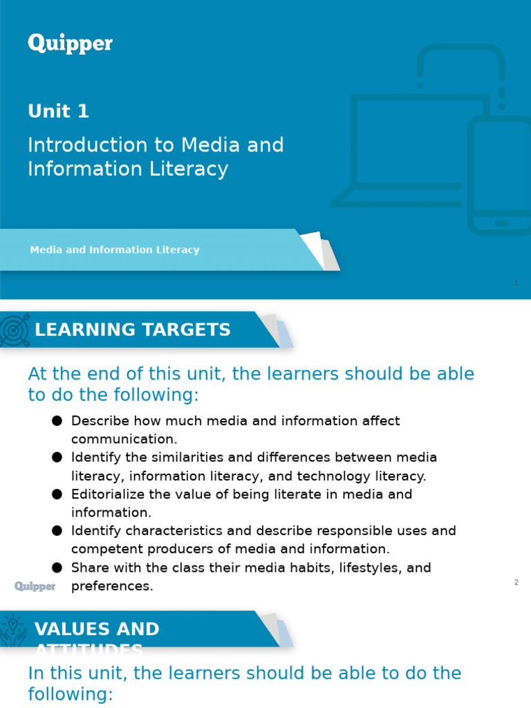 MIL 11 - 12 Q3 0101 How Media and Information Affect Communication PS ...