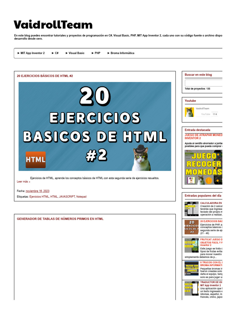 Tutoriales de Programación VaidrollTeam | PDF | Php | Mi sql