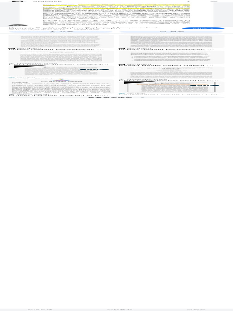 Penyebaran Berita Palsu Akan Mengganggu Ketenteraman Awam Dan Individu