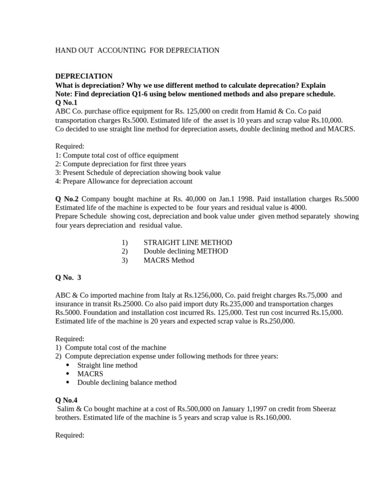 Principle of Accounting | PDF | Depreciation | Book Value