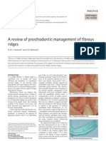 A Review of Pros Tho Don Tic Management of Fibrous Ridges