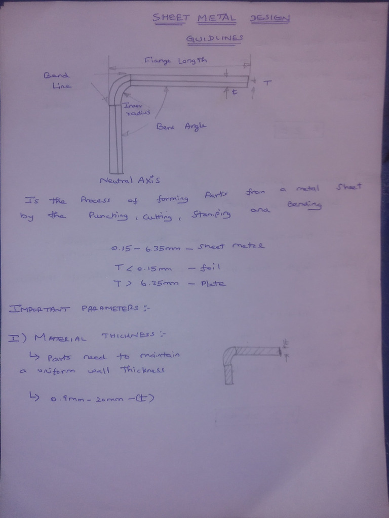 Sheet Metal Guidelines | PDF | Metalworking | Industrial Processes