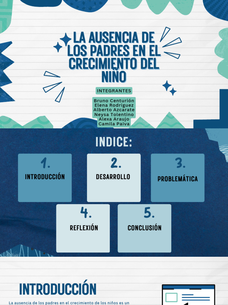 La Ausencia de Los Padres en El Crecimiento Del Niño | PDF | Las ...
