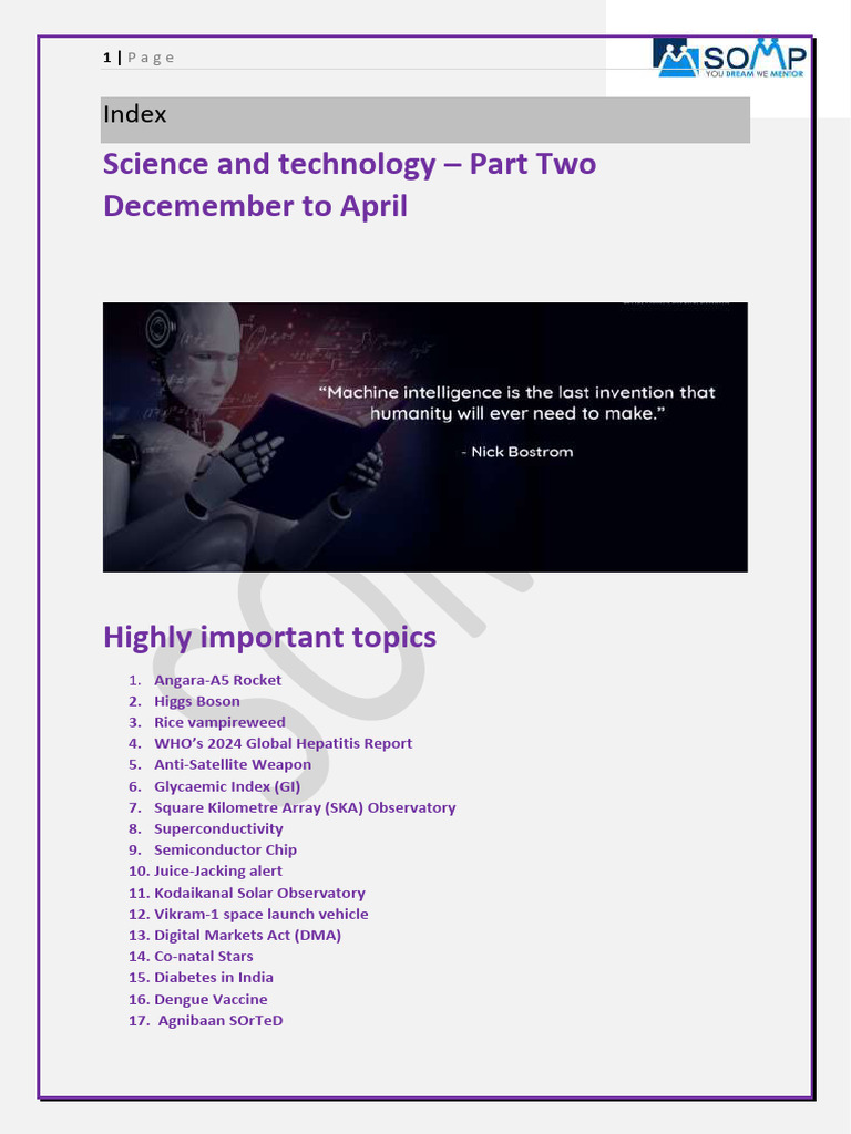 Key Science & Tech Topics Overview | PDF | Light Emitting Diode ...
