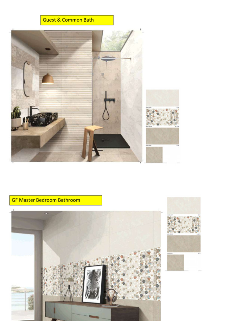Bathroom Wall Tiles - Kajaria | PDF