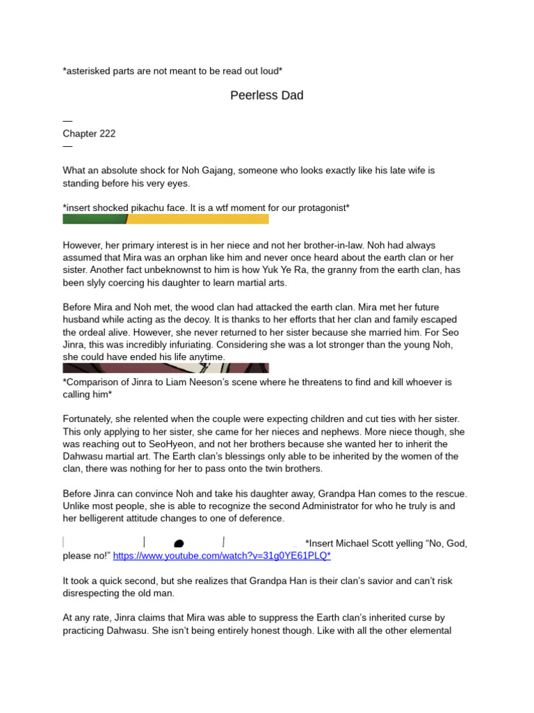 Peerless Dad Chapters 222239 PDF Dragon