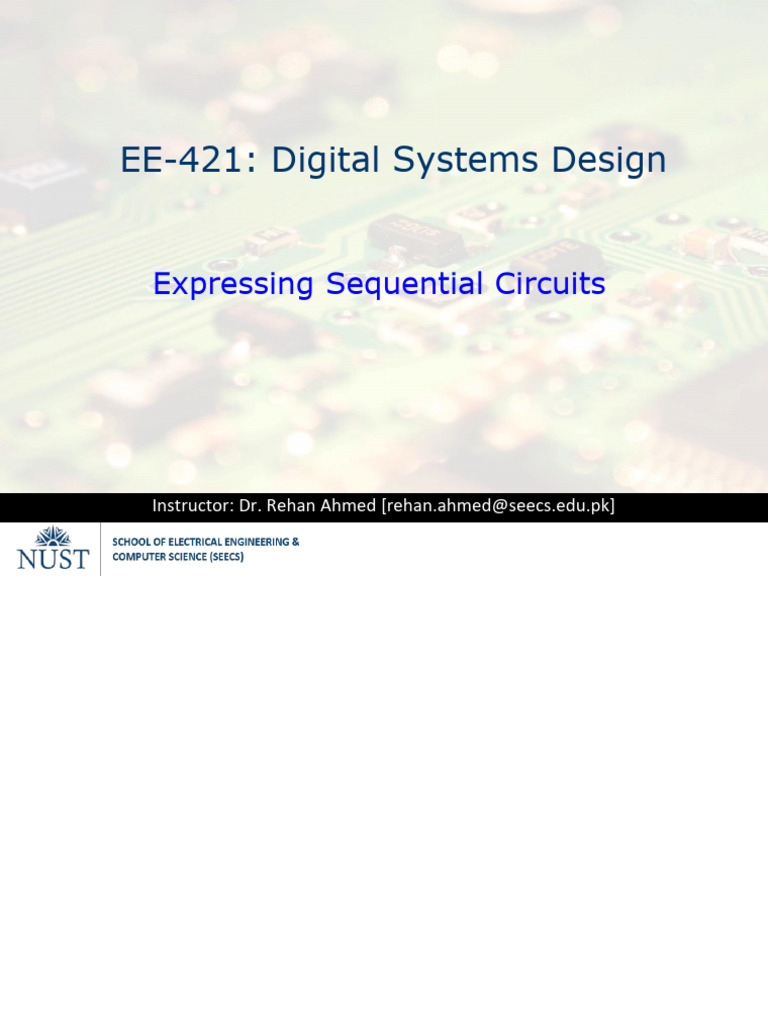 L10 Verilog - Expressing Sequential-Cct | PDF | Computer Engineering ...
