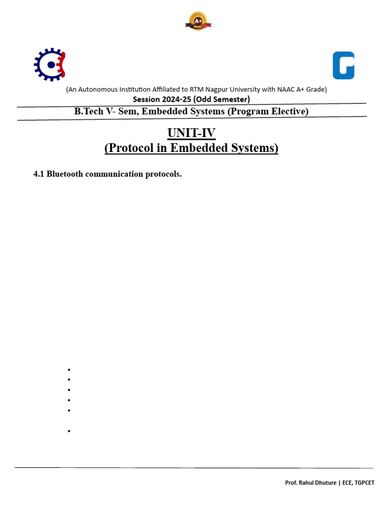 Es Notes Unit IV | PDF | Wireless Lan | Ieee 802.11