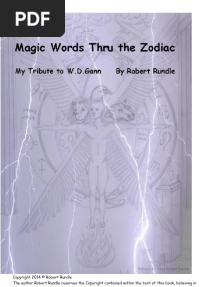 Magic Words Thru The Zodiac