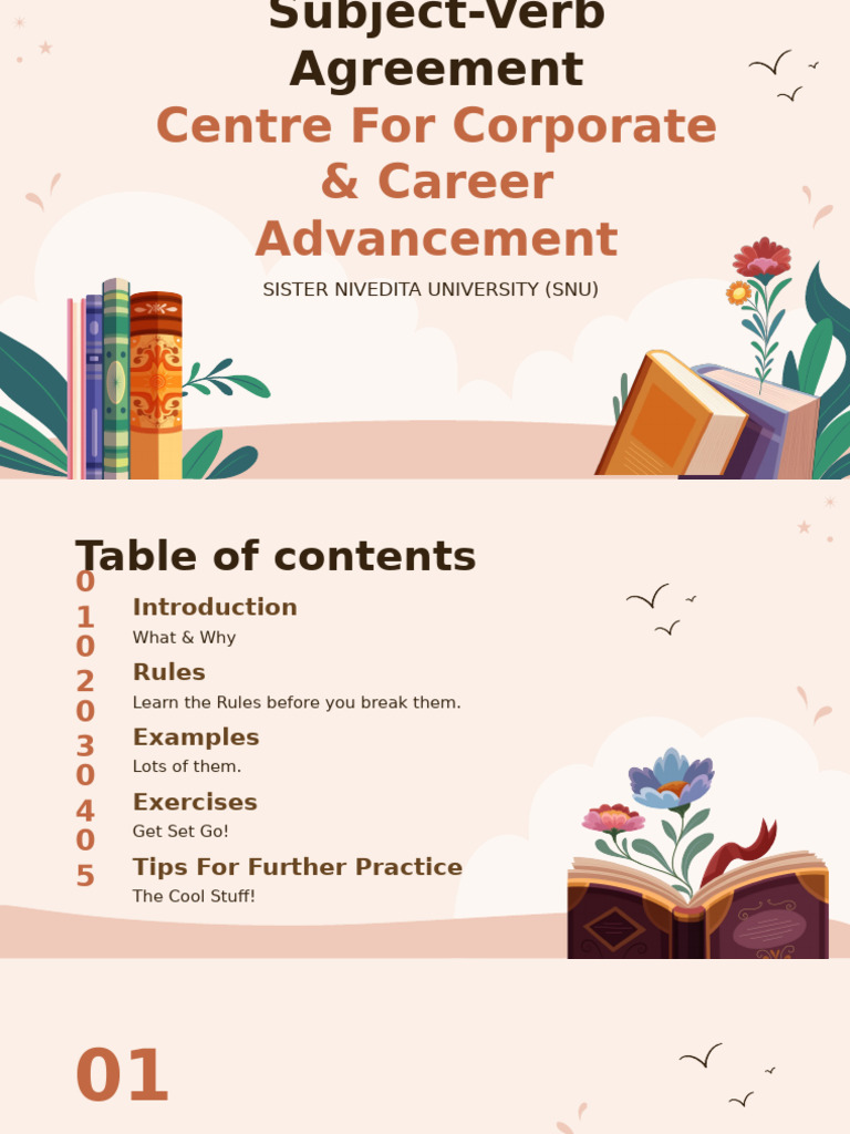 Subject-Verb Agreement Essentials | PDF | Grammatical Number | Verb