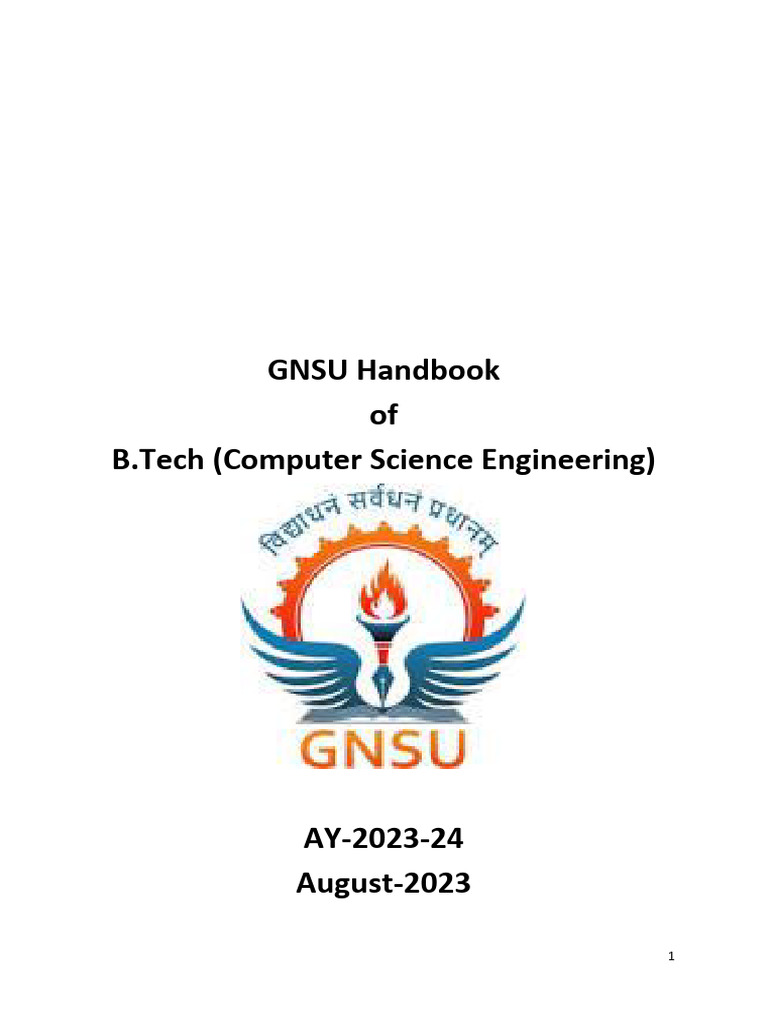 B.Tech 23 24 1 | PDF | Engineering | Machine Learning