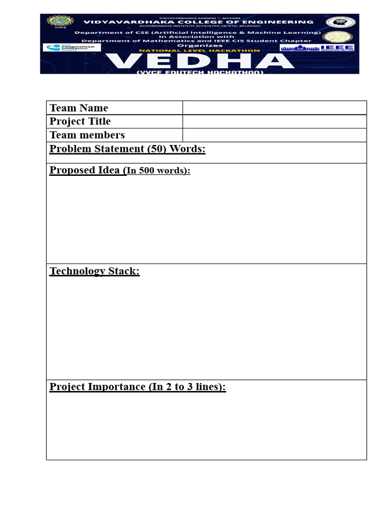 Team Project Overview and Proposal | PDF