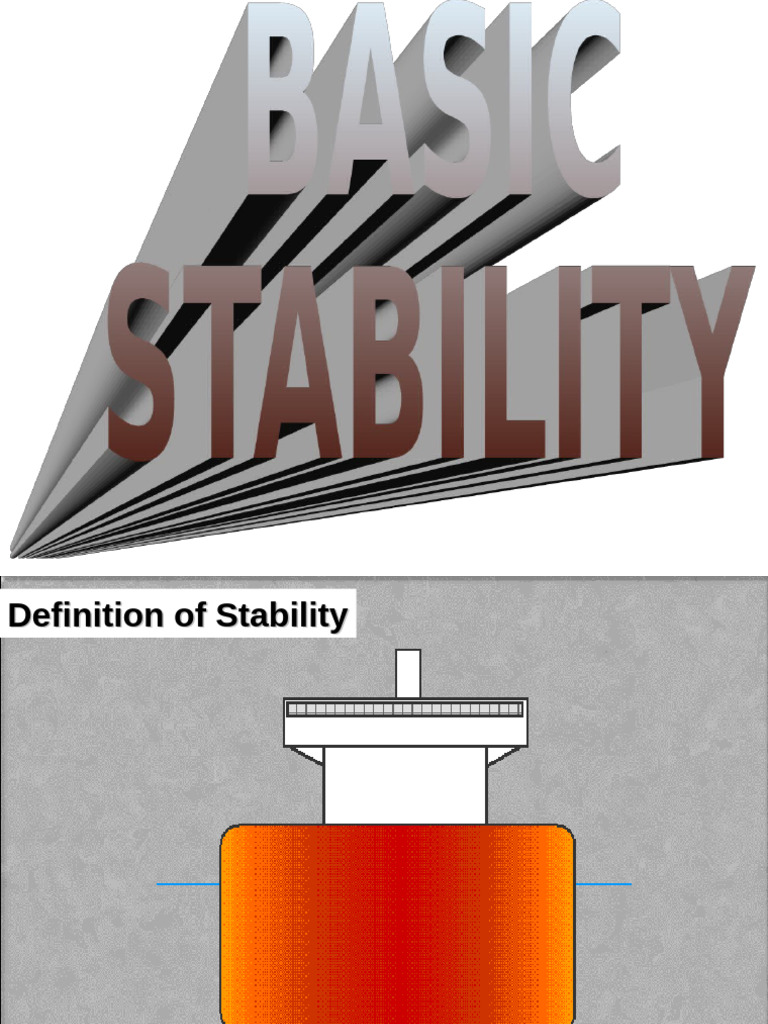 BASIC STABILITYfin... | PDF | Tonnage | Buoyancy