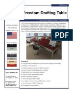 Freedom Drafting Table (FRDT Series) Product Flyer