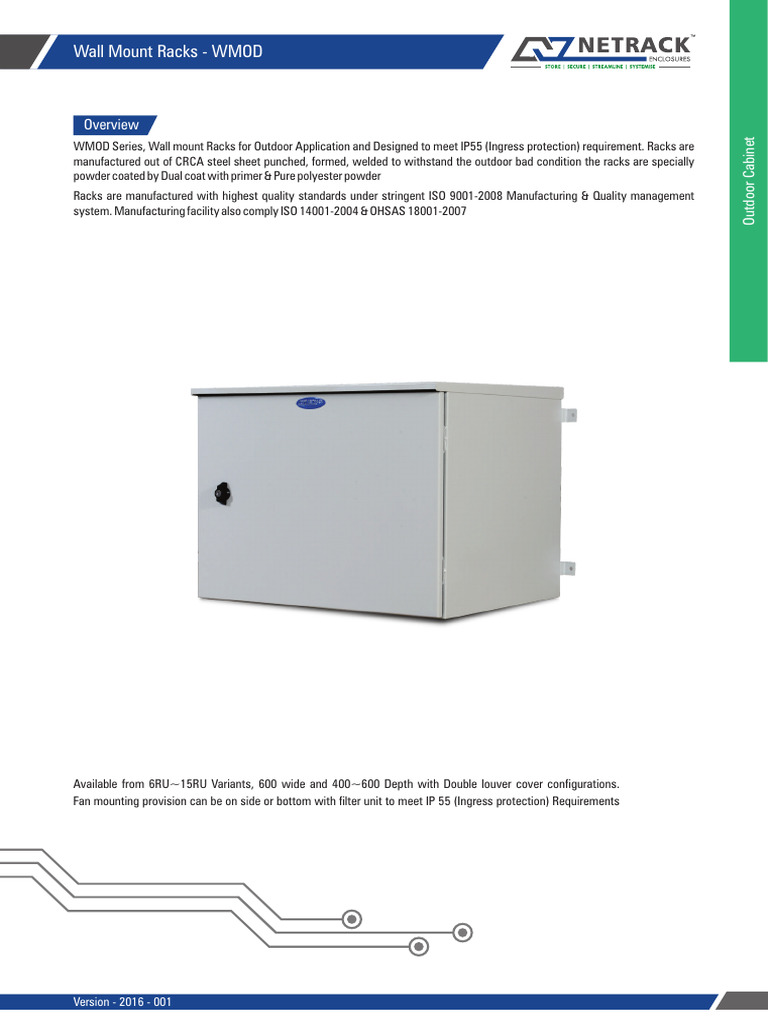 Netrack Outdoor Cabinet All | PDF