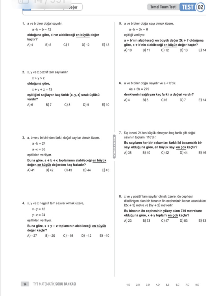 Temel Kavramlar | PDF