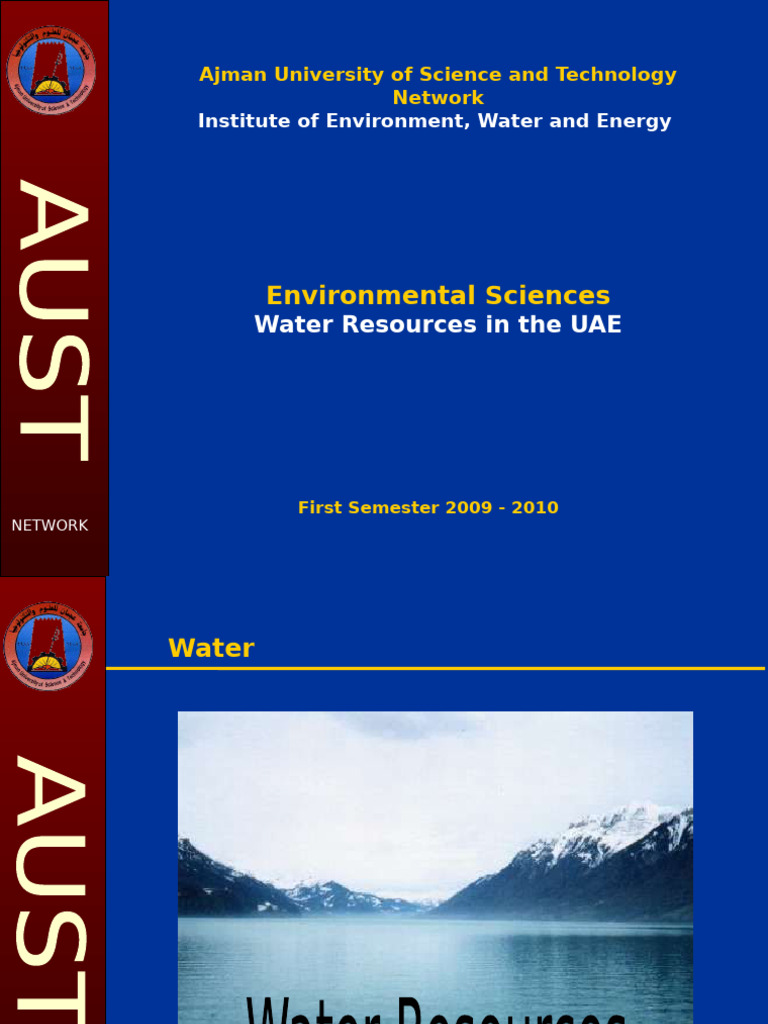 A. Water Resources in UAE | PDF | United Arab Emirates | Arabian Peninsula