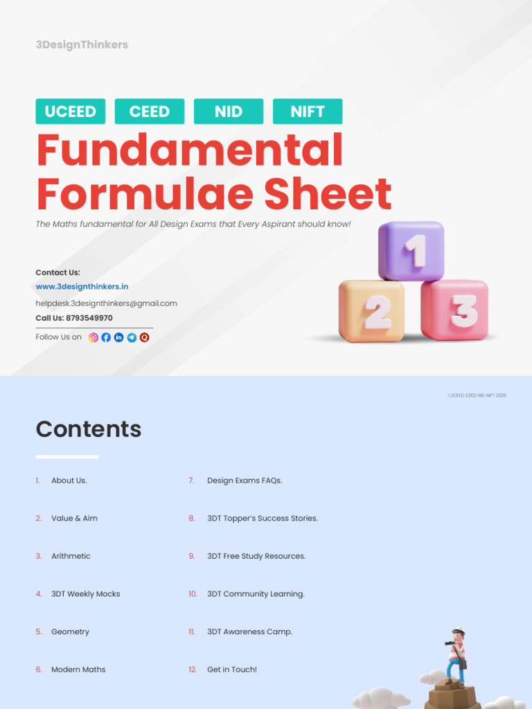 Essential Maths for Design Exams | PDF | Average | Mean