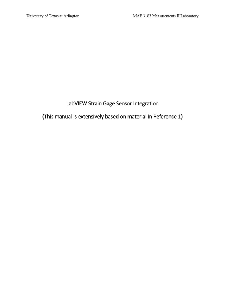 LabVIEW Strain Integration | PDF | Amplifier | Operational Amplifier