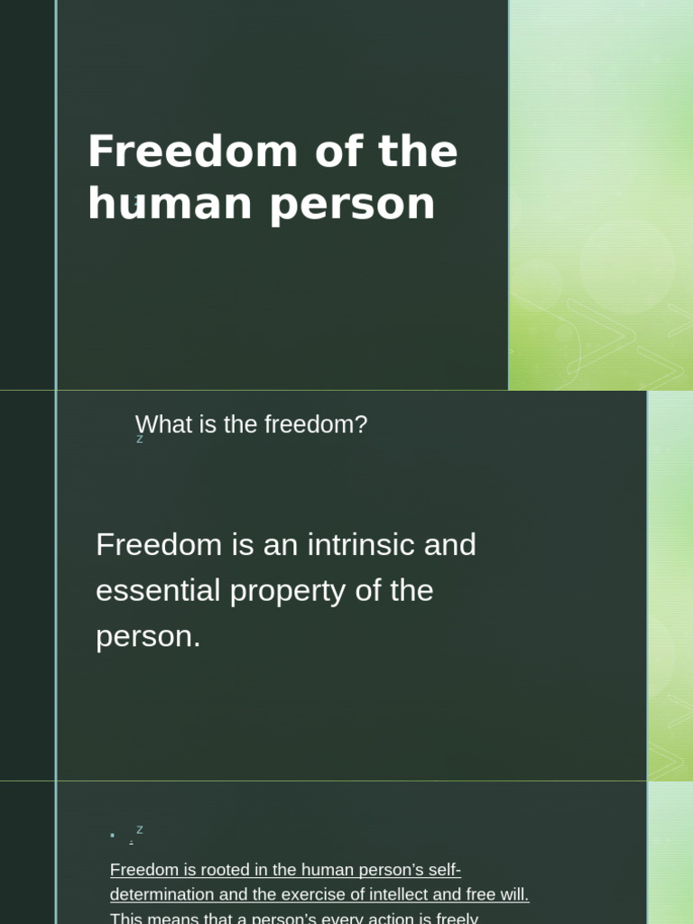 Understanding Human Freedom | PDF | Free Will | Knowledge