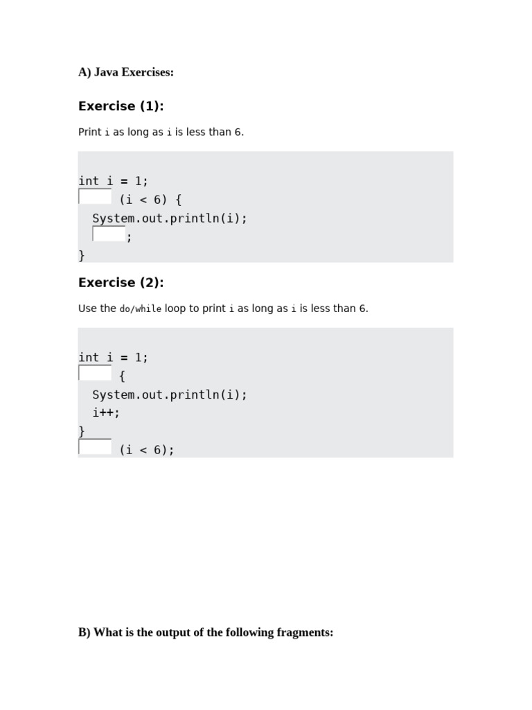 6 - Loops - Examples | PDF | Computer Programming | Software Engineering