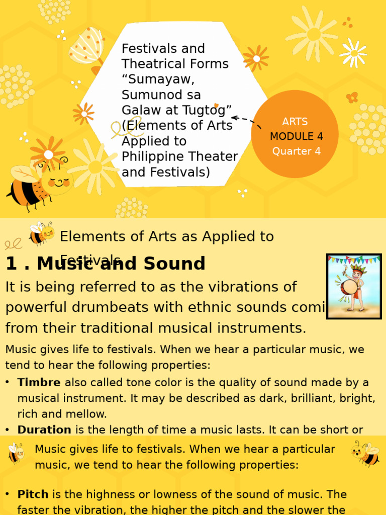 Q4 Week 4 Arts Group Report Mapeh7 | PDF | Sound | Pitch (Music)