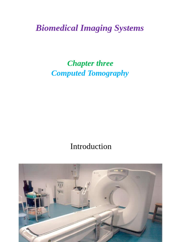 Overview of Computed Tomography Systems | PDF | Ct Scan | X Ray