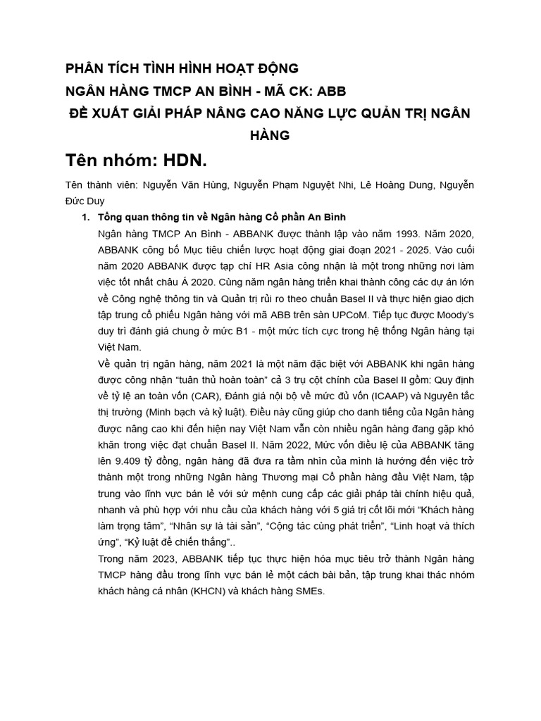 Tên Nhóm: HDN | PDF