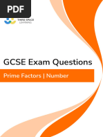 Prime Factorization Exercises | PDF | Teaching Methods & Materials ...