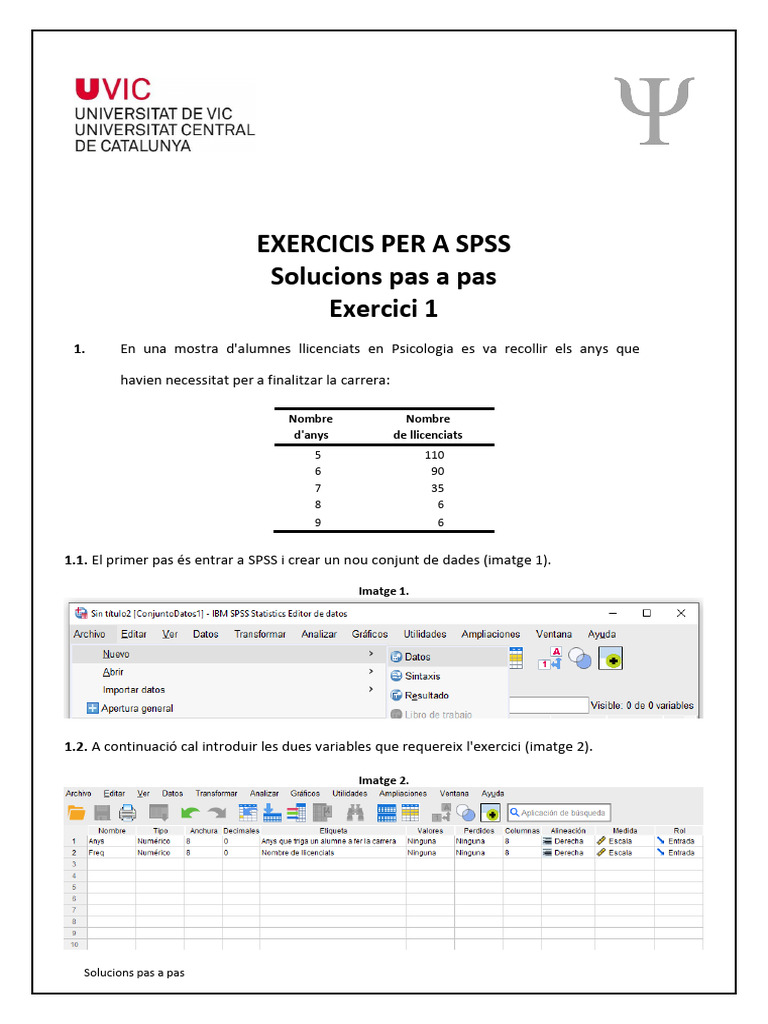 Solucions Pas A Pas - Exercici 1 | PDF
