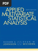 Download Applied Multivariate Statistical Analysis 6th Edition by Abheera Hazra SN79881769 doc pdf