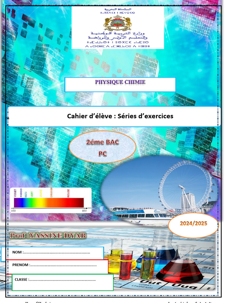 Exercices de Physique-Chimie 2 Bac PC | PDF | Noyau atomique | Tension ...