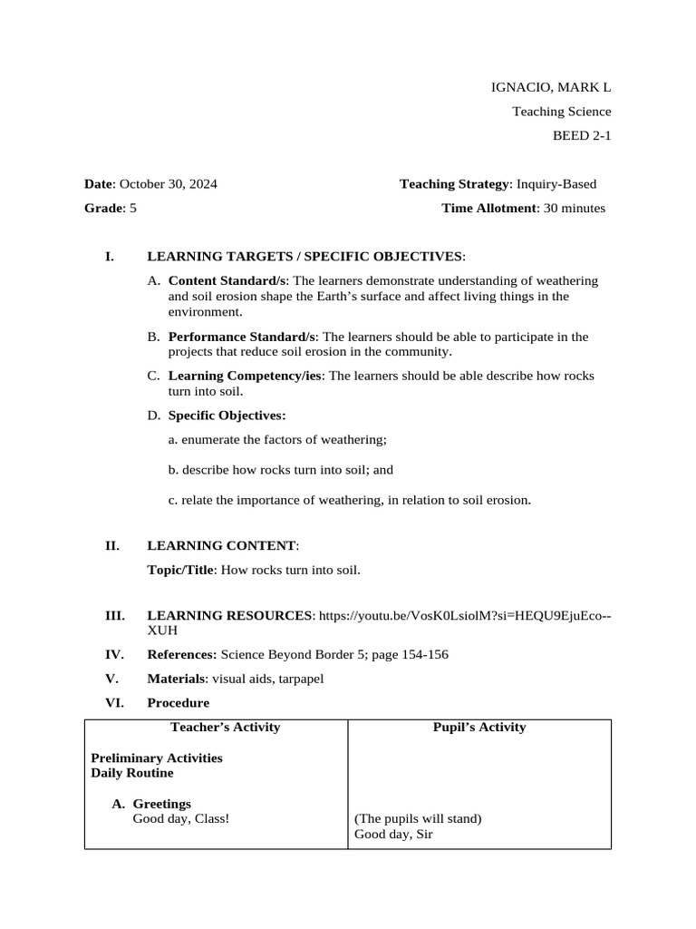 Weathering Pdf Weathering Rock Geology