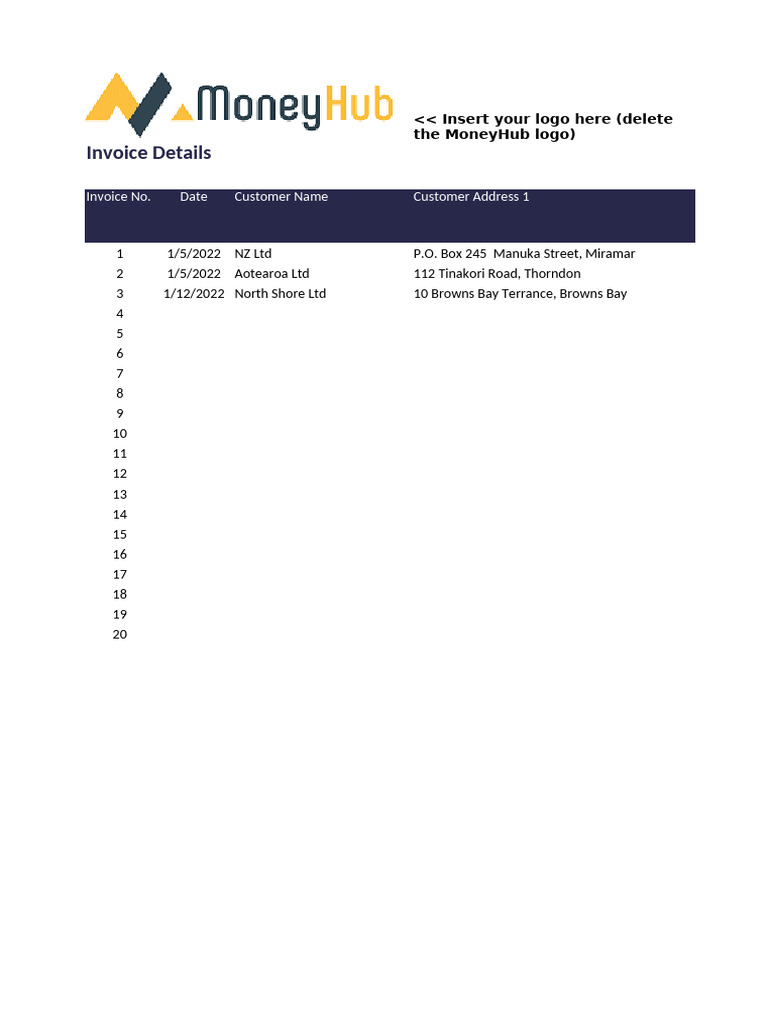 Invoice Details for Signage Services | PDF