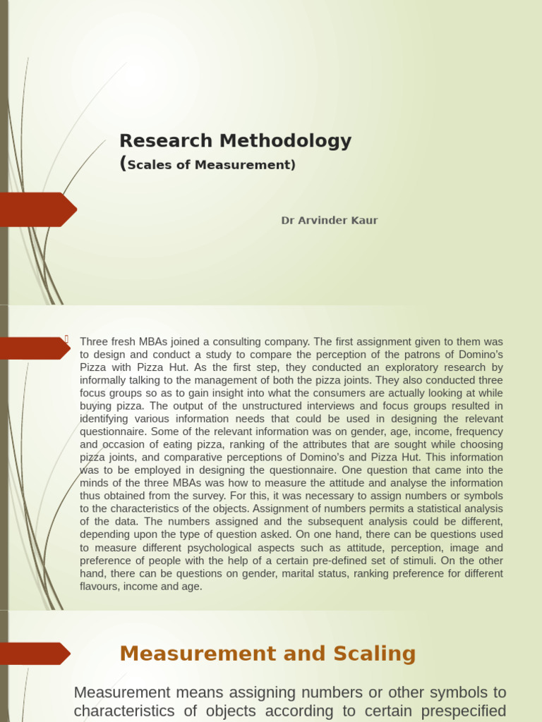 Comparison of Measurement Scales | PDF | Level Of Measurement | Likert ...