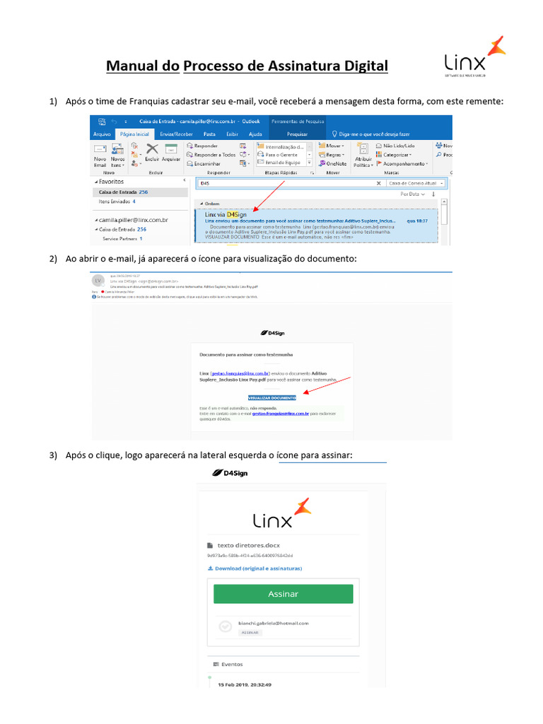 Manual de Assinatura Digital com d4Sign | PDF