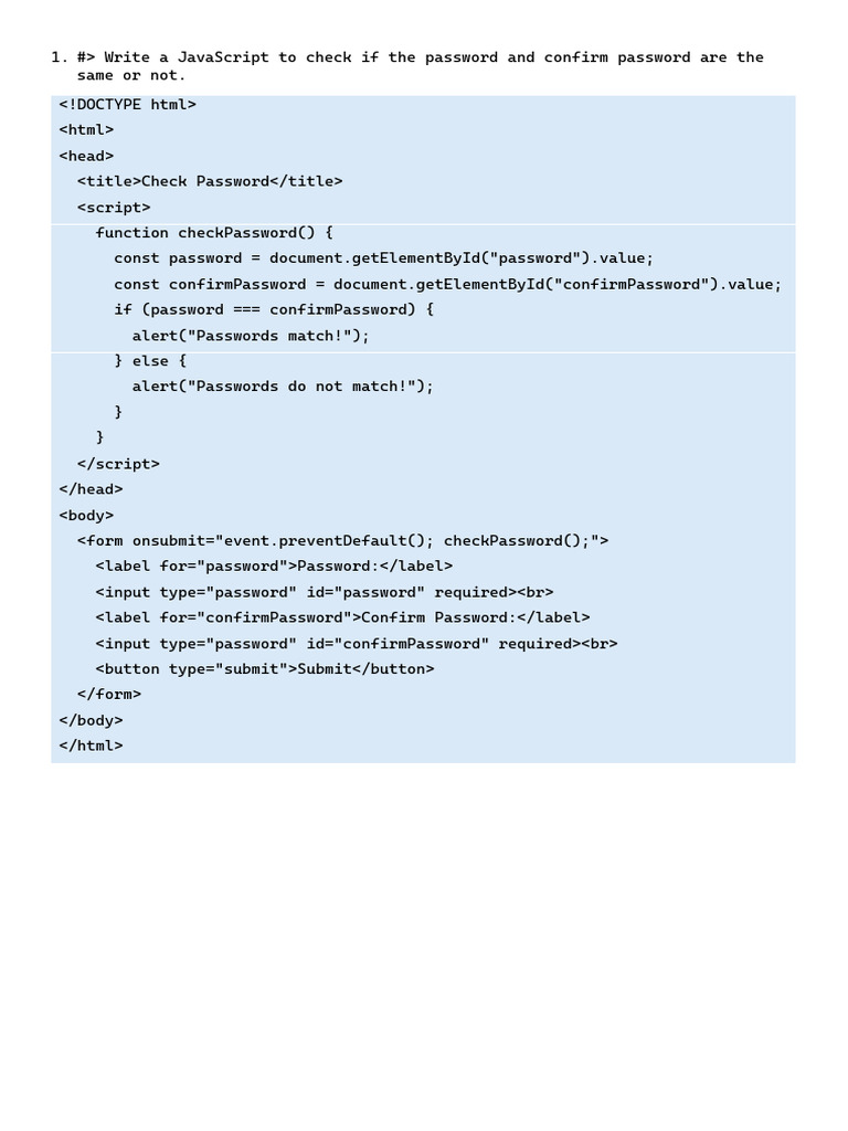 IP Codes | PDF | Html | Java Script