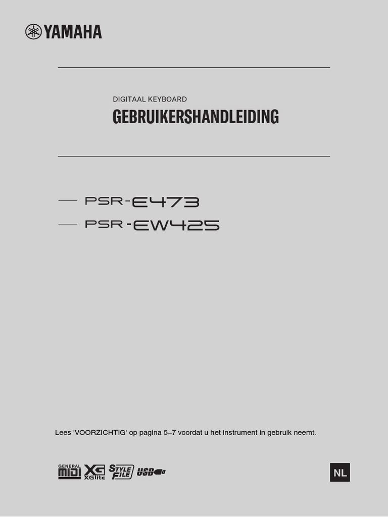 Yamaha PSR E473 | PDF