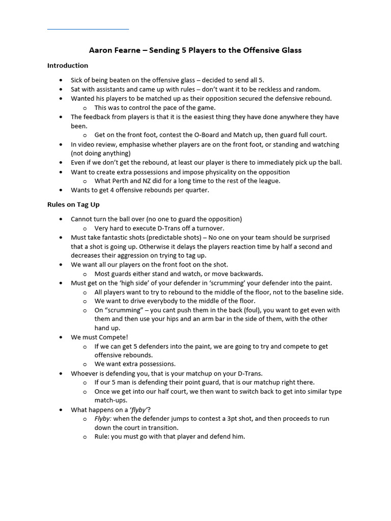 Aaron Fearne - Tagging Up | PDF | Sports Rules And Regulations ...