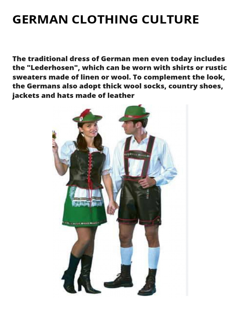 German Clothing Culture?? - 20230904 - 113011 - 0000 | PDF