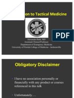 Intro To Tactical Medicine