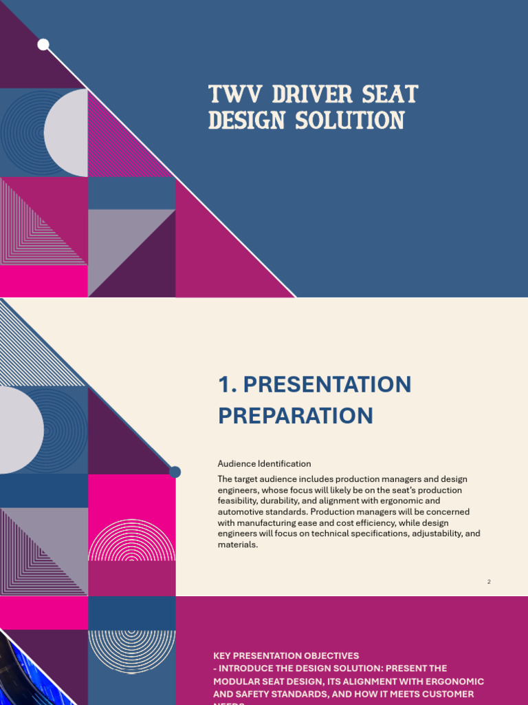TWV Driver Seat Design Solution | PDF | Human Factors And Ergonomics ...