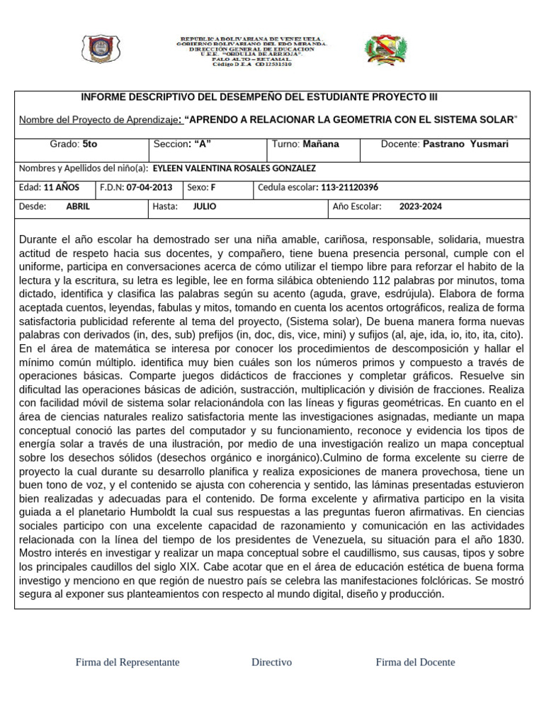 Proyecto Iii 5to | PDF | Maestros | Aprendizaje