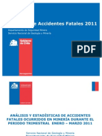 Accidentes Fatales 2011 SEGMIN (1er Re