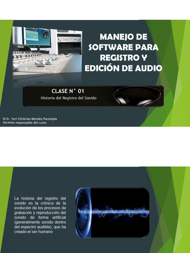 Historia del Registro de Audio | PDF